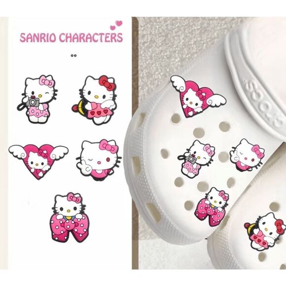 COPY - Hello Kitty 2 pcs random Croc Charms - Picture 1 of 6
